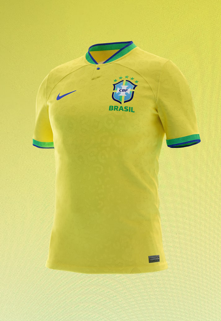 پیراهن اول تیم ملی برزیل 2022